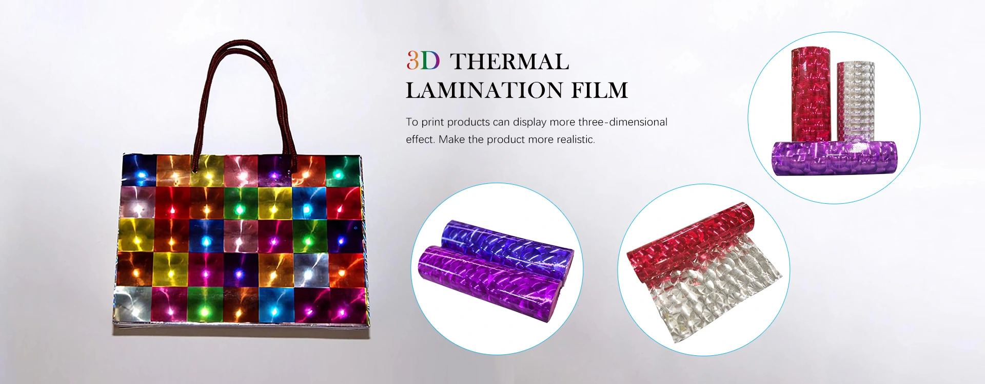 3D termisk lamineringsfilm tillverkas