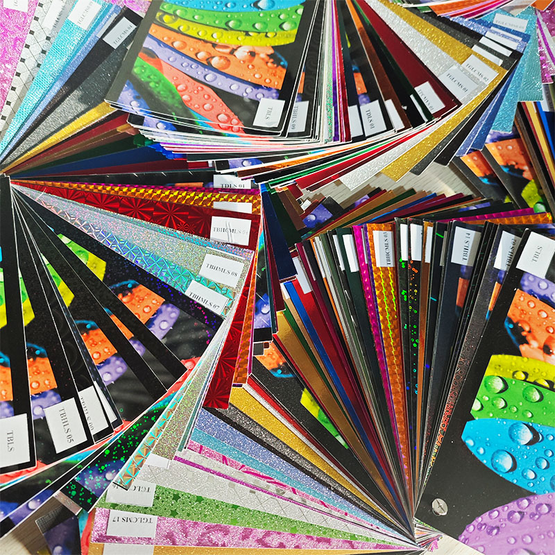 Taian termisk laminering film typ prov bok display